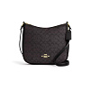 Сумка Coach через плечо (Gold/Walnut/Black)